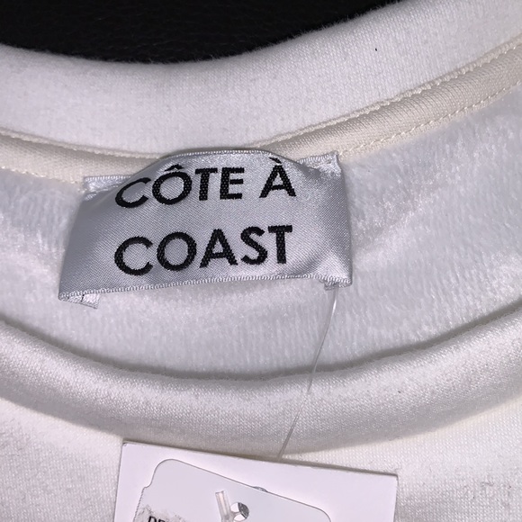 Cote A Coast Womens Sleeve Trim Sweatshirt Large - Picture 5 of 7